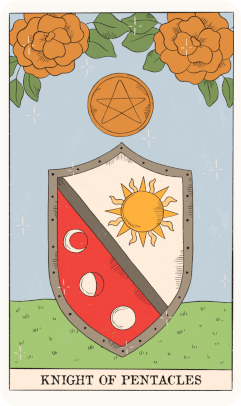 knight of pentacles upright tarot card meaning