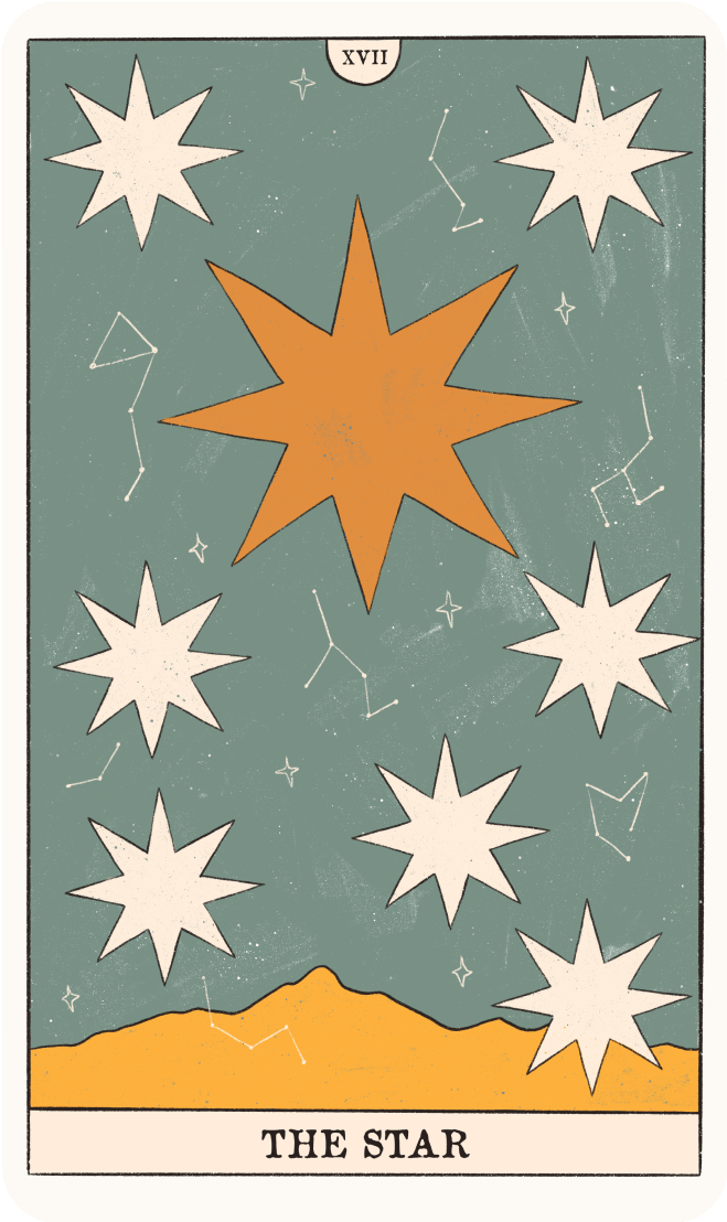 The Star Tarot Card - Lotus Tarot